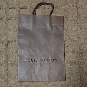 Louis Vuitton Silver Tote Bag